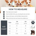 Water-Resistant Non-Slip Dog Boots - 4 Pack