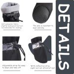 Water-Resistant Non-Slip Dog Boots - 4 Pack
