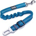 2-Pack Adjustable Dog Car Seat Belts (Blue)