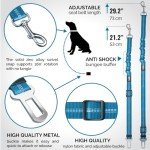 2-Pack Adjustable Dog Car Seat Belts (Blue)