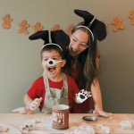 Black and White Puppy Dog Costume Set for Kids