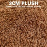 Fluffy Calming Dog Bed in Bear Paw Shape