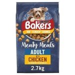 Bakers Meaty Meals Dry Dog Food - Chicken 4x2.7kg