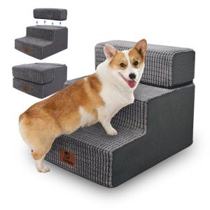 Foldable Pet Stairs for Dogs and Cats