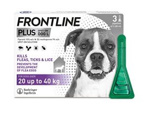 FRONTLINE Plus Flea & Tick Treatment for Dogs
