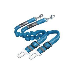 2-Pack Adjustable Dog Car Seat Belts – Blue
