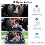 Waterproof Dog Car Seat Cover - Universal Fit