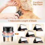 Gimars 6-in-1 Gold Dog Clippers and Scissors Set