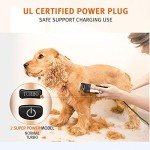 Gimars 6-in-1 Gold Dog Clippers and Scissors Set