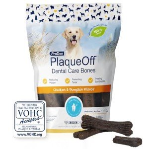 ProDen PlaqueOff Dental Bones for Dogs - Chicken & Pumpkin