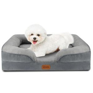 Nobleza Medium Orthopedic Dog Bed with Removable Cover
