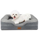 Nobleza Medium Orthopedic Dog Bed with Removable Cover