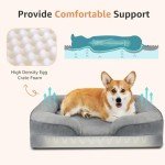 Nobleza Medium Orthopedic Dog Bed with Removable Cover