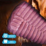 Zappi Co Pink Lamb Plush Dog Toy with Squeaker