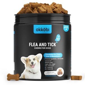 Chicken-Flavored Flea and Tick Chewables for Dogs