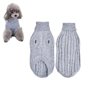 Cozy Knitted Turtleneck Sweater for Small Dogs