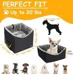 Elevated Dog Booster Car Seat for Small Pets