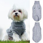 Cozy Knitted Turtleneck Sweater for Small Dogs