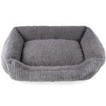TWDEPART Small Grey Dog Cuddler Sofa Bed