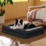 Bedsure Large Orthopedic Dog Sofa Bed - Dark Grey