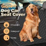Waterproof Dog Car Seat Cover with Seat Belt