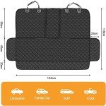 Waterproof Dog Car Seat Cover with Seat Belt