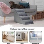 4-Step Non-Slip Dog Stairs for Beds & Sofas