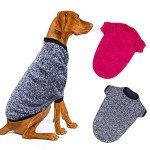 Supjade 2-Pack Large Dog Winter Sweaters