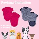 Supjade 2-Pack Large Dog Winter Sweaters