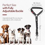 Adjustable Dog Car Seat Belt with Headrest Safety