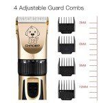 Low Noise Rechargeable Dog Grooming Clippers Set