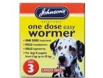Johnson's Easy Dose Wormer for Large Dogs - 4 Tabs