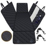 Dog Car Seat Cover with Mesh Window & Protection