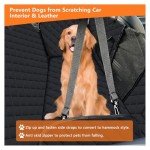 Dog Car Seat Cover with Mesh Window & Protection