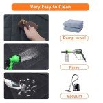 Dog Car Seat Cover with Mesh Window & Protection