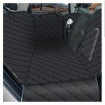 Dog Car Seat Cover with Mesh Window & Protection