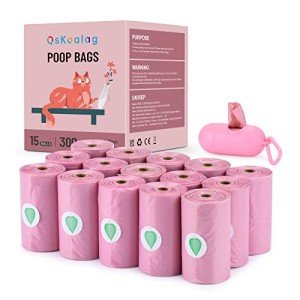 Biodegradable Lavender-Scented Dog Poop Bags - 300 Count