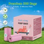 Biodegradable Lavender-Scented Dog Poop Bags - 300 Count
