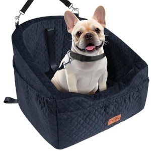 Comfy Memory Foam Dog Car Seat for Small Dogs