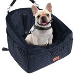 Comfy Memory Foam Dog Car Seat for Small Dogs