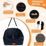 Comfy Memory Foam Dog Car Seat for Small Dogs