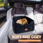 Comfy Memory Foam Dog Car Seat for Small Dogs