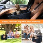 Comfy Memory Foam Dog Car Seat for Small Dogs