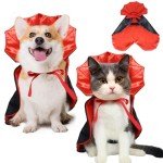 Stylish Pet Cape Costume for Dogs and Cats