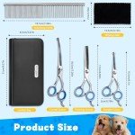 Nobleza 5-in-1 Dog Grooming Scissors Set