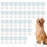 40 Pack Waterproof Dog Boots for Injured Paws