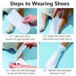 40 Pack Waterproof Dog Boots for Injured Paws