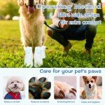 40 Pack Waterproof Dog Boots for Injured Paws