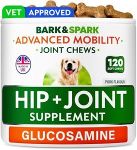 BARK&SPARK Joint Supplement Chews for Senior Dogs