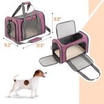 Pink Soft-Sided Pet Carrier for Dogs and Cats